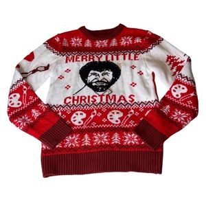 Red and White Christmas Sweater